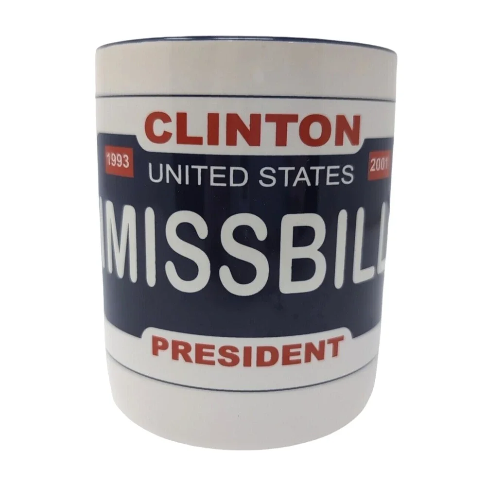VTG I Miss Bill‎ Coffee Tea Mug President Clinton USA Politician 1993-2001